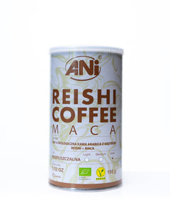 Kaffe med maca reishi svampe, ØKO - 100 g - instant kaffe
