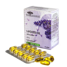 Indlæs billede til gallerivisning Lavendel, ren olie, 500 mg, 40 softgel kapsler
