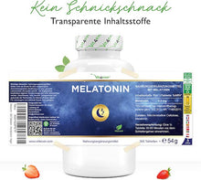 Indlæs billede til gallerivisning Melatonin 1 mg - vegansk - 365 tabletter fra Vit4ever
