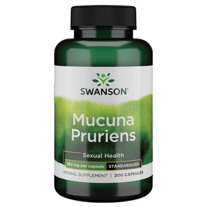 Mucuna Pruriens 350 mg - 200 kapsler fra Swanson