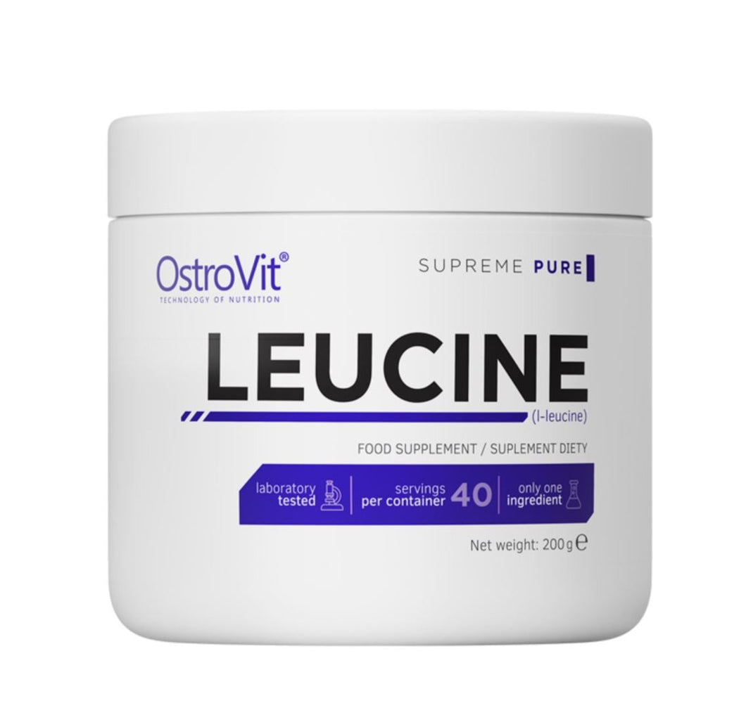 Leucine, Supreme l-leucin (ultra rent), 200g pulver - 50% rabat