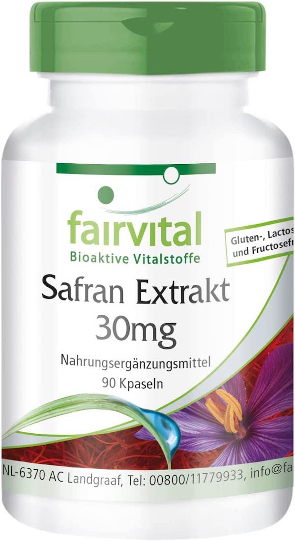 Safranekstrakt med B6- og B12-vitamin