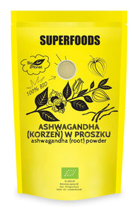 Økologisk Ashwagandha Pulver, Øko, 150 g superfood Aswagandha rod pulver er godt for hele kroppen.