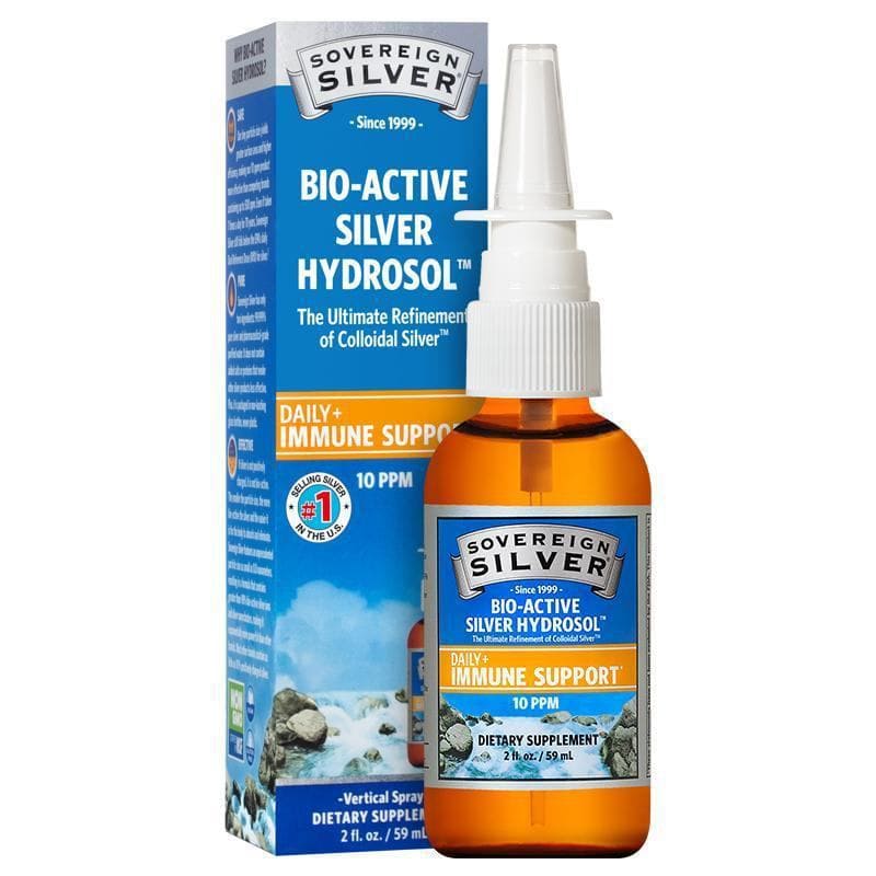 Sovereign Silver Bioaktivt Sølv Hydrosol Lodret Spray, 59 ml