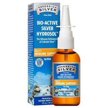 Indlæs billede til gallerivisning Sovereign Silver Bioaktivt Sølv Hydrosol Lodret Spray, 59 ml
