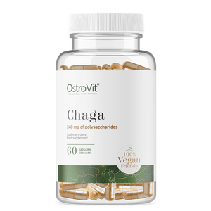 Chaga svampeekstrakt 600 mg, 60 veganske kapsler