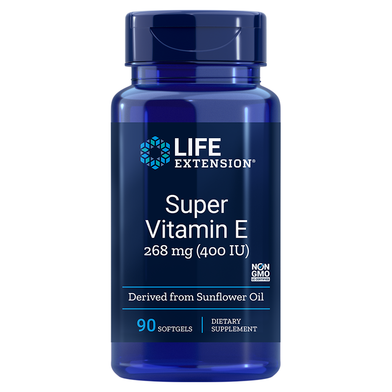 Super E vitamin naturlig ikke syntetisk form 400 IU fra solsikke