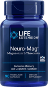 Life Extension Neuro-Mag, Magnesium L-Threonat, 90 Kapsler