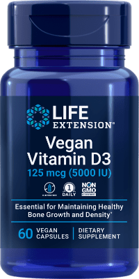 Life Extension Vegansk D3-vitamin, 60 Kapsler